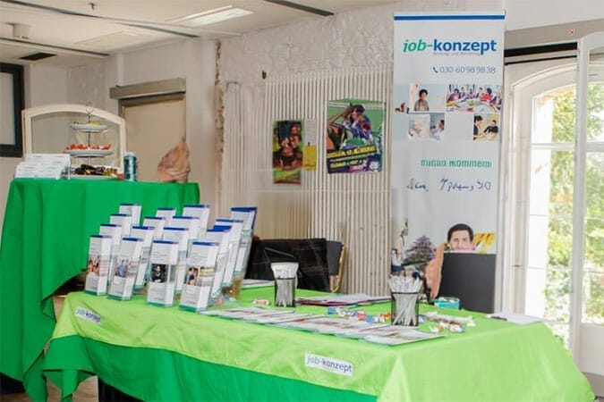 job konzept unterstuetzt wahlbeteiligung